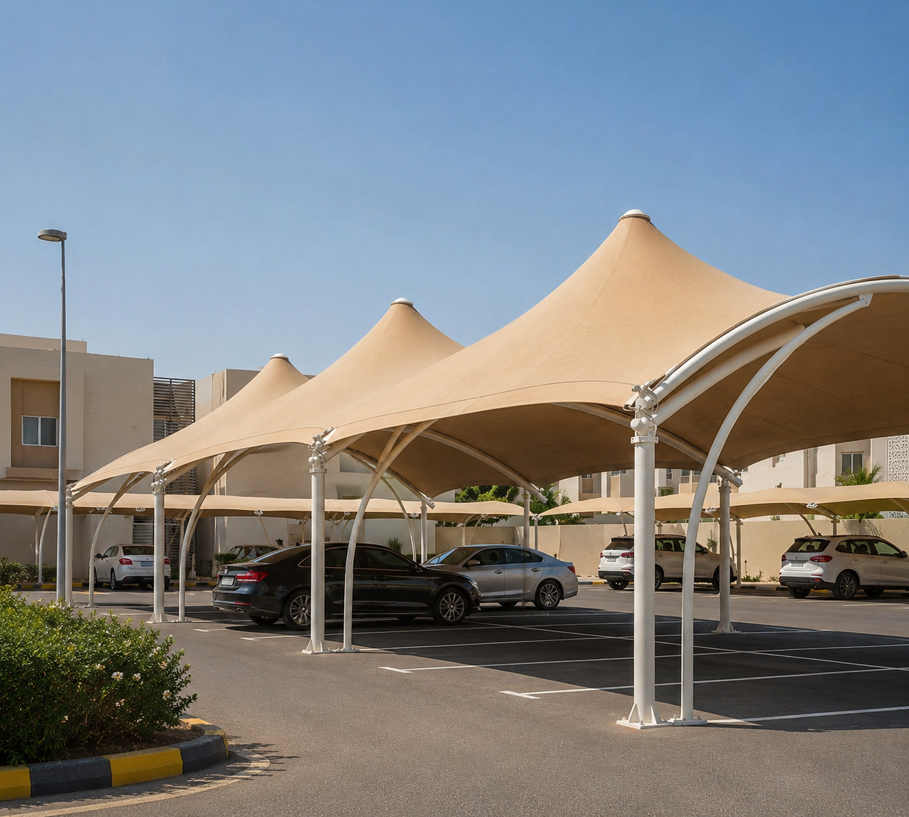 Modern designs made from high-quality PVC and PTFE fabrics