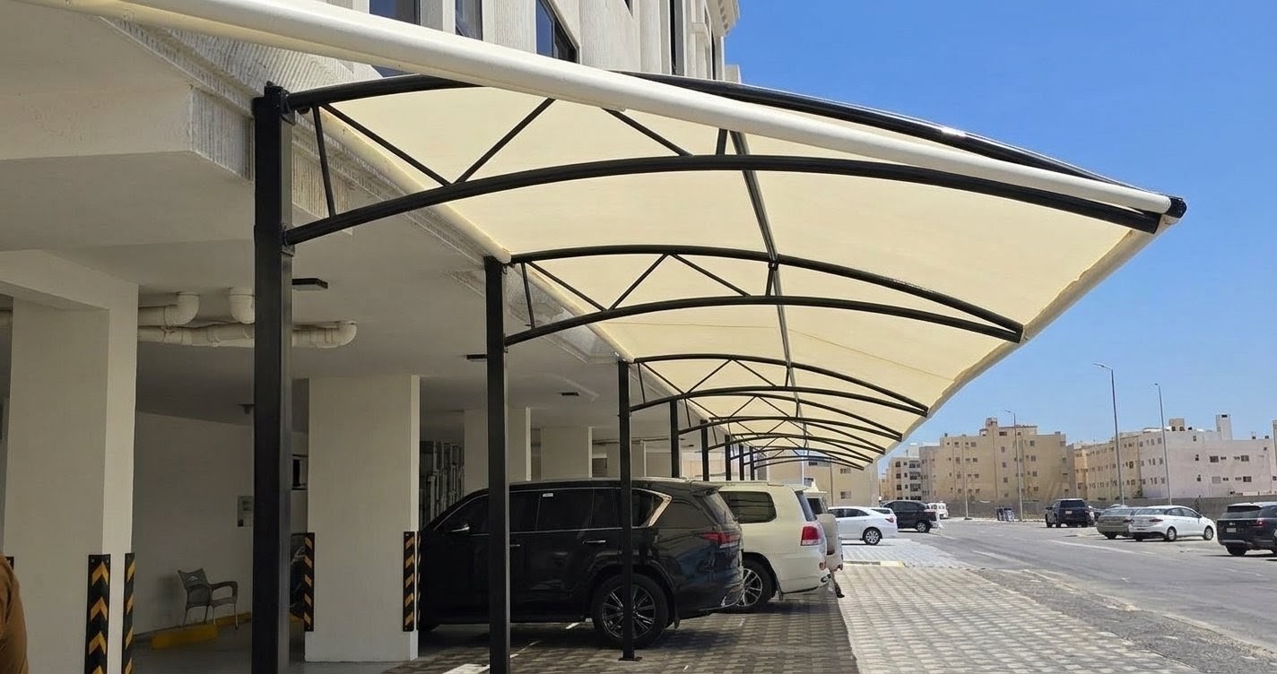 Cantilever Arch Parking Canopy